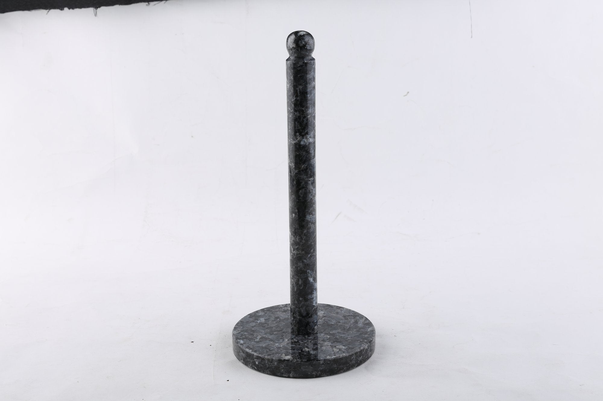 Koville Blue Pearl natural marble paper towel holder with stone rod