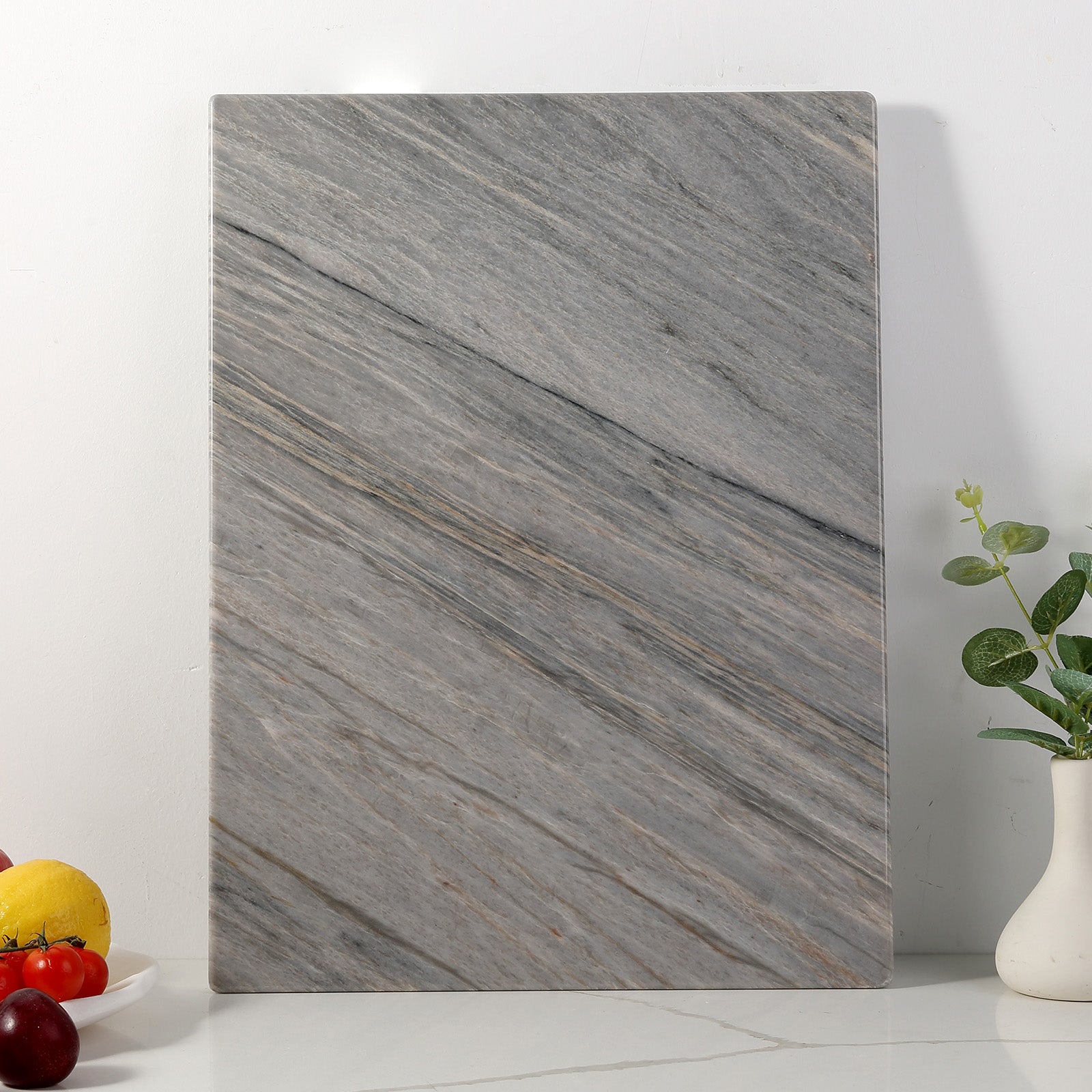 Koville natural stone pastry board in Aurora Blue