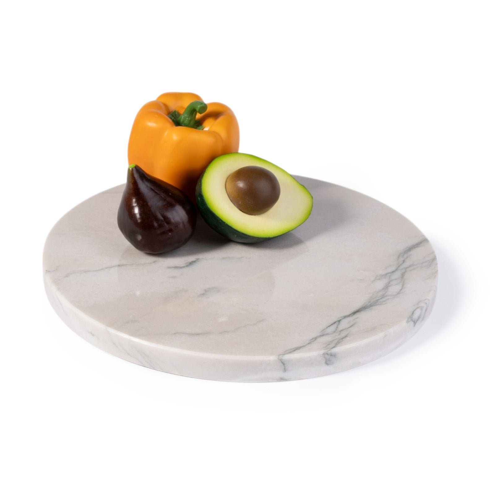 Koville white pastry board in natural stone