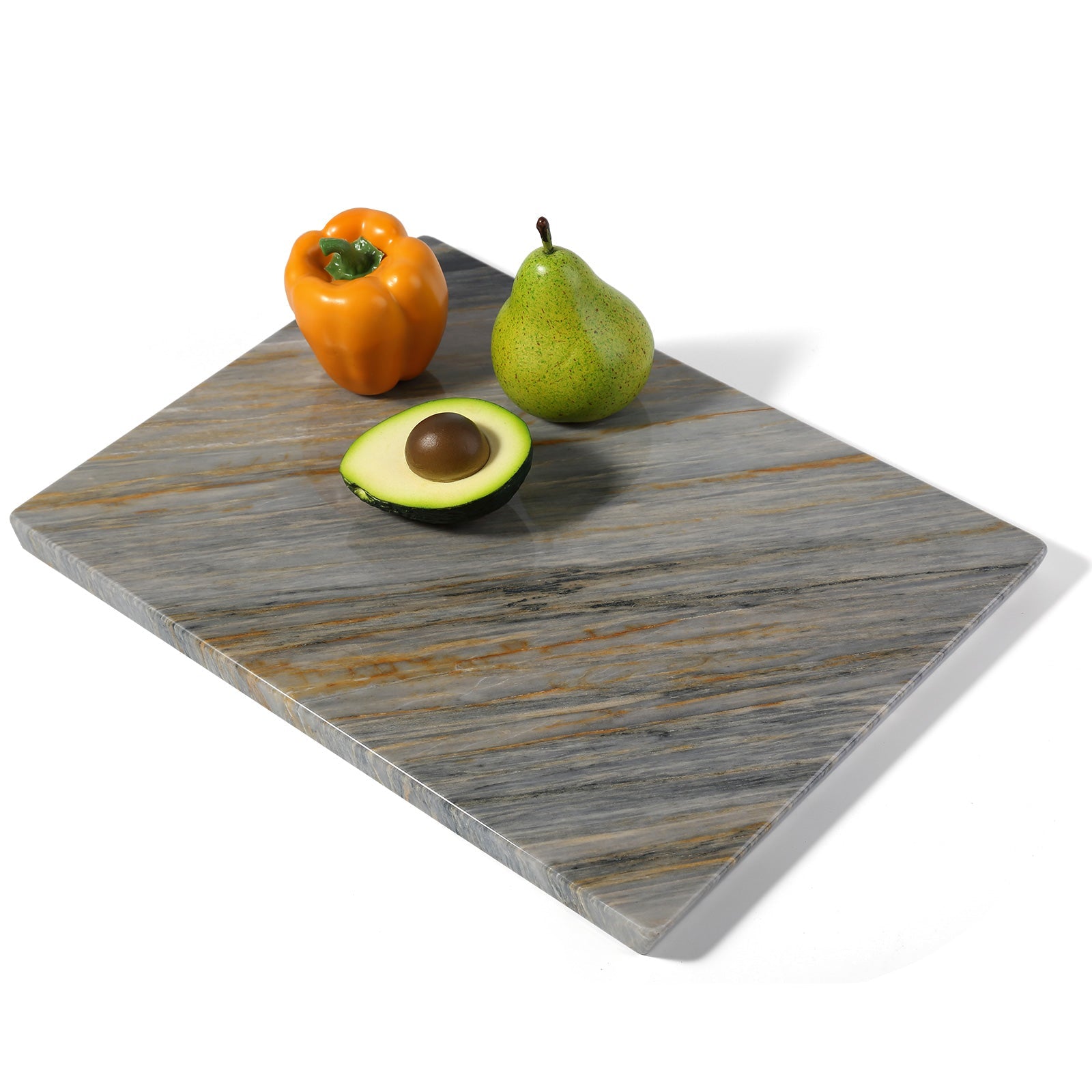 Koville natural stone pastry board in Aurora Blue