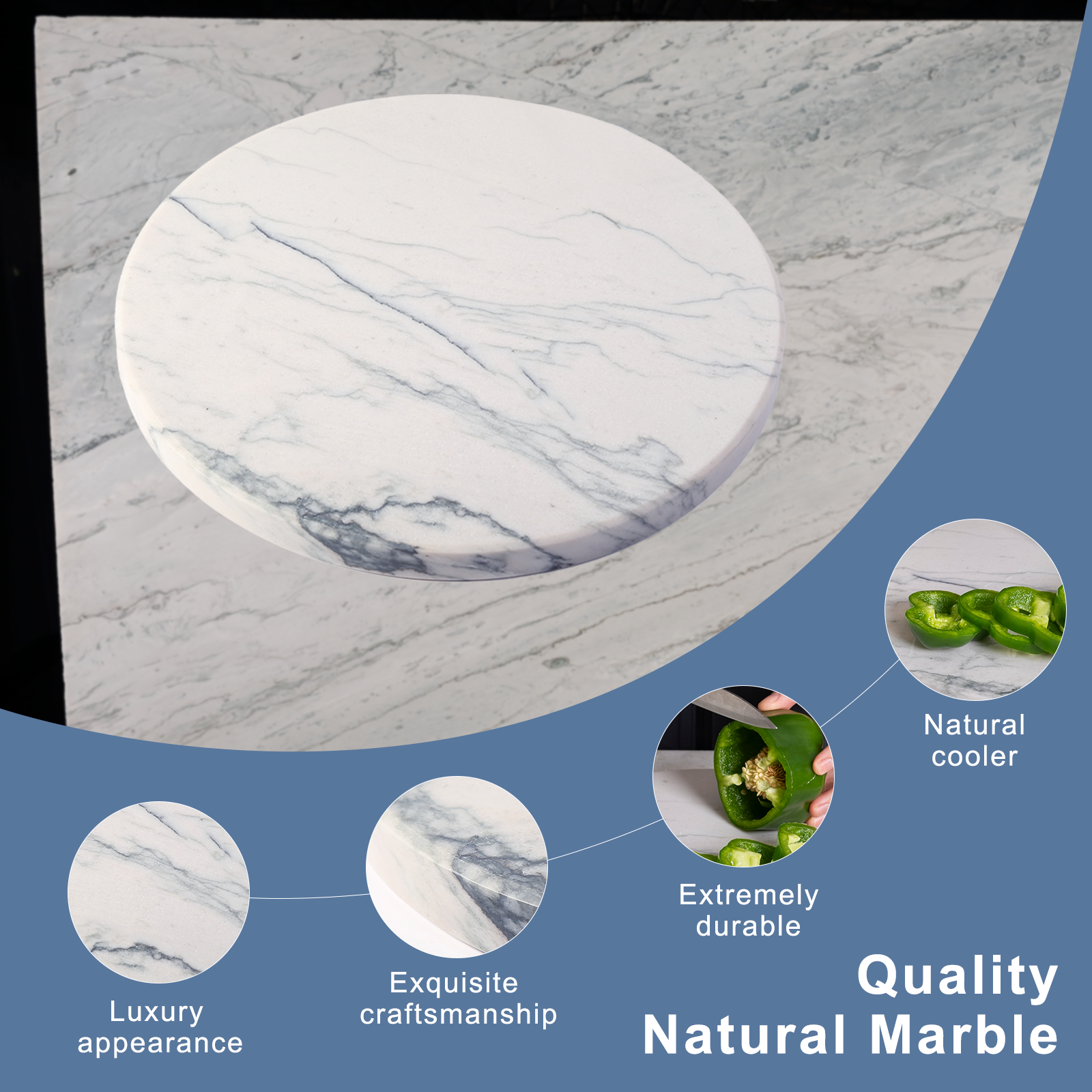 Koville round natural stone pastry board - Koville_Quartzite_Pastry_Board_-round_D_406_Maldivi_7.png