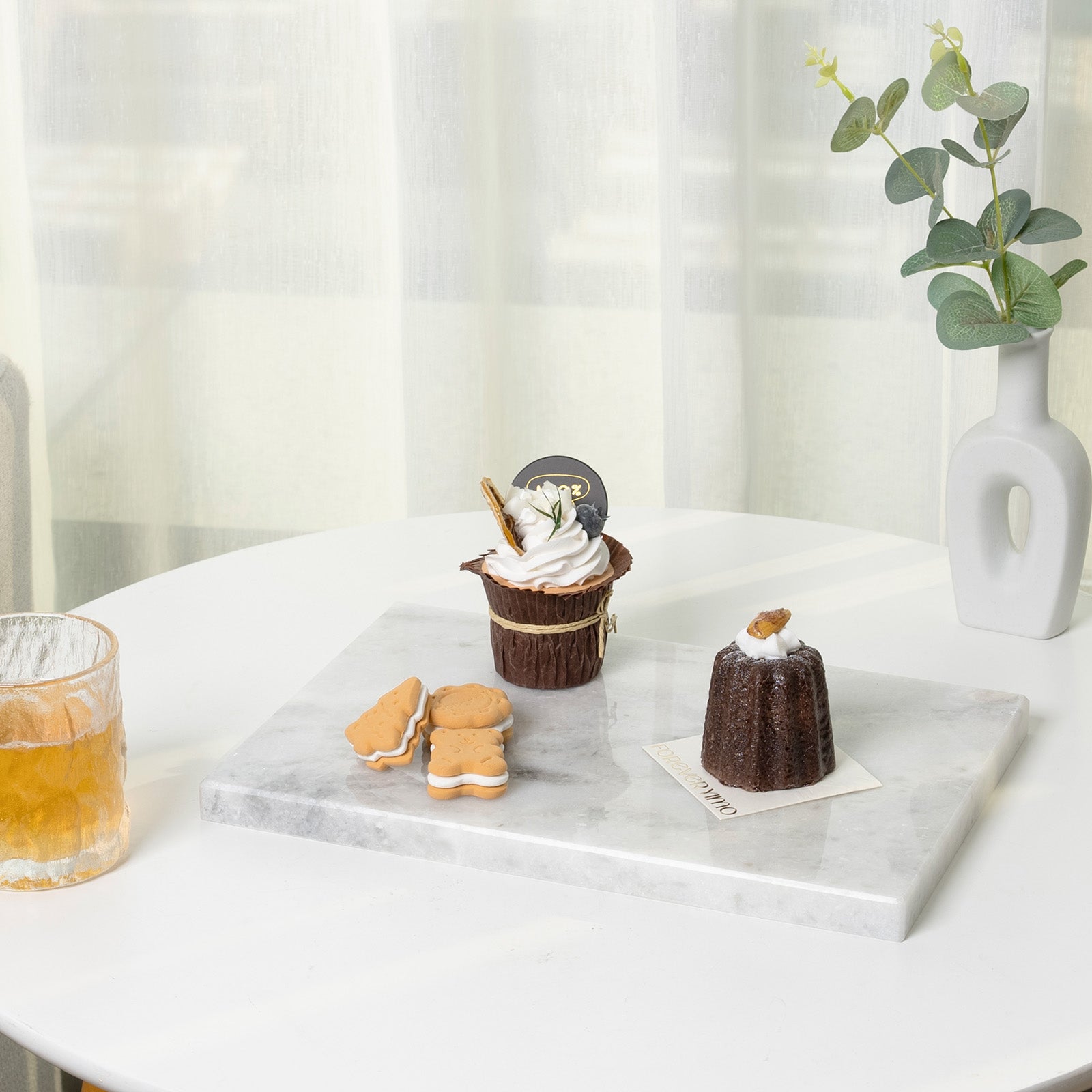 Rectangle Storage Tray - Marble (Namib Fantasy)