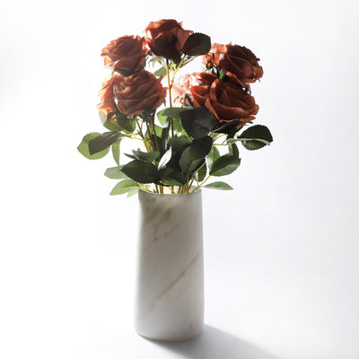 Koville White Vase 3.77 in Cylindrical – Illuminating Elegant Spaces