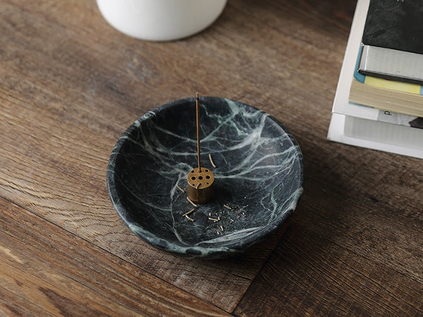 Incense Bowl - Marble (Alpi Green)