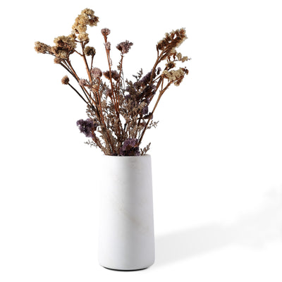 Koville White Vase 3.77 in Cylindrical – Illuminating Elegant Spaces