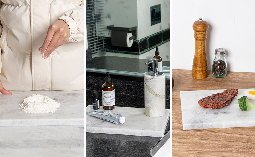 Rectangle Storage Tray - Marble (Namib Fantasy)