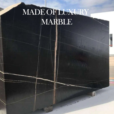 Race Track Tray - Black (Marble)