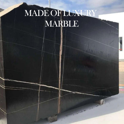 Race Track Tray - Black (Marble)