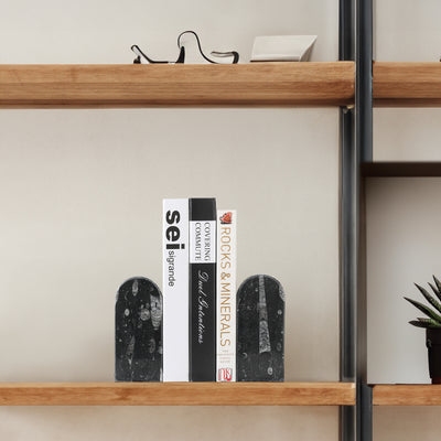 Koville Black Triumphal Arch Bookends Medium – The Essence of Minimal Elegance
