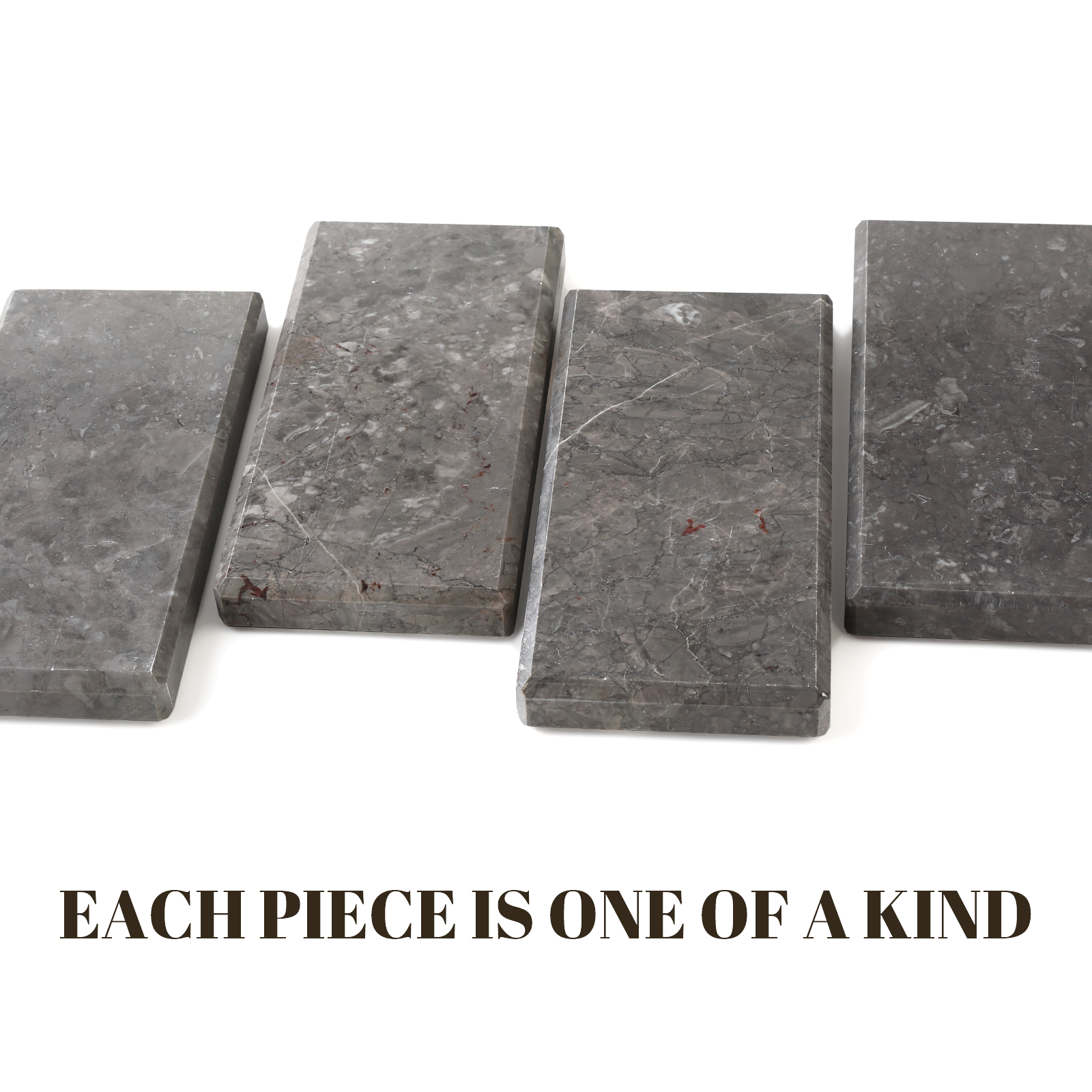 Rectangular Serving Tray - Marble (Cambodia Grey)