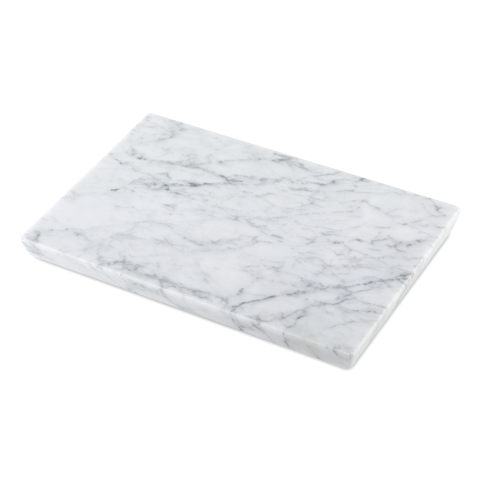 Koville Natural Marble Rectangle Pastry Board-Bianco Carrara