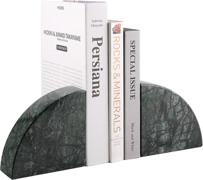 Sailboat Bookends - Marble (Indian Green)