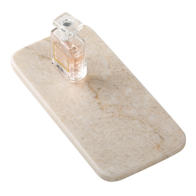 Koville Beige Rectangular Serving Tray – Natural Warmth and Timeless Calm · Natural Pattern A