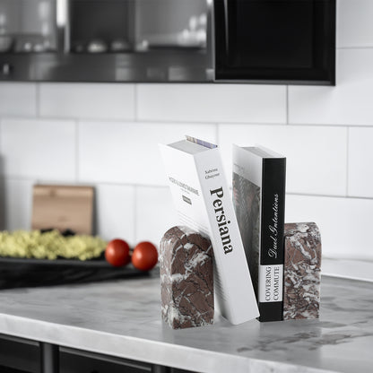 Triumphal Arch Bookends Medium - Marble (Rainforest River)