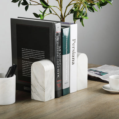 Triumphal Arch Bookends Medium - Marble (Bianco Carrara)