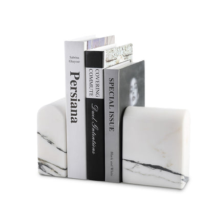 Triumphal Arch Bookends Large - Marble (Oriental Calacatta)