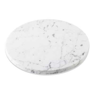 Koville White Round Pastry Board – Illuminating Elegant Spaces