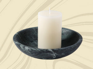 Koville Green Incense Holder (5.8 × 5.8 × 1.4 in) – A Natural Sense of Calm