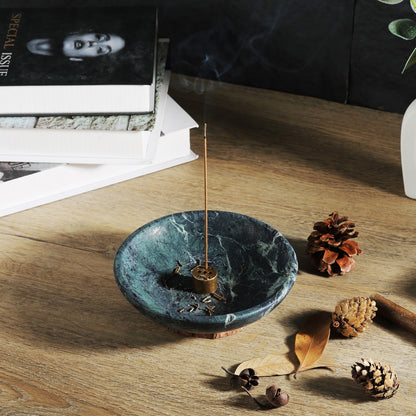 Incense Bowl - Marble (Alpi Green)