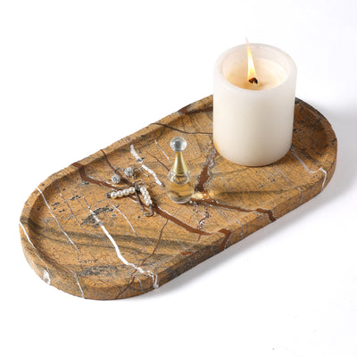 Race Track Tray - Golden