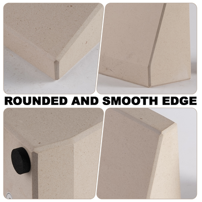 Mayan Pyramids Bookends - Marble (Moleanos Beige)