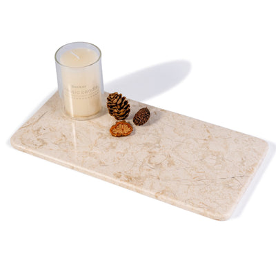Koville Beige Rectangular Storage Tray Set of 2 – Natural Warmth and Timeless Calm