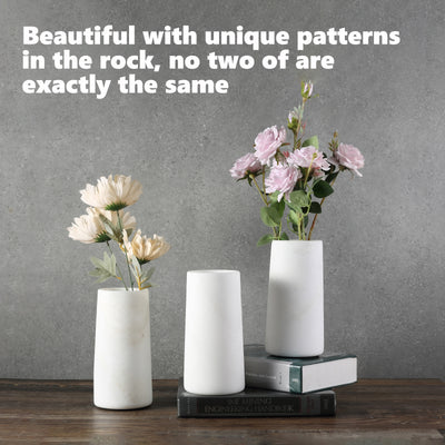 Koville White Vase 3.77 in Cylindrical – Illuminating Elegant Spaces