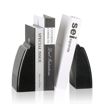 Koville Black Sailboat Bookends – The Essence of Minimal Elegance