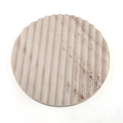 Koville Gray Round Tray – The Balance of Stillness and Order