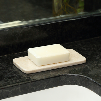 Koville Beige Rectangular Serving Tray – Natural Warmth and Timeless Calm · Natural Pattern A