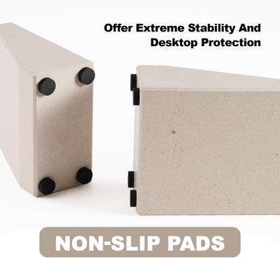 Mayan Pyramids Bookends - Marble (Moleanos Beige)