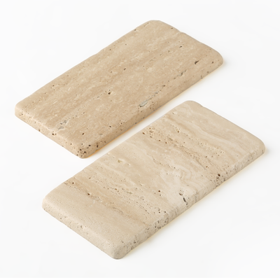 Koville Beige Rectangular Serving Tray – Natural Warmth and Timeless Calm · Natural Pattern B