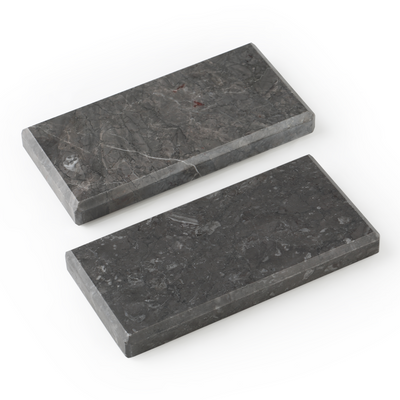 Koville Gray Rectangular Serving Tray – The Balance of Stillness and Order