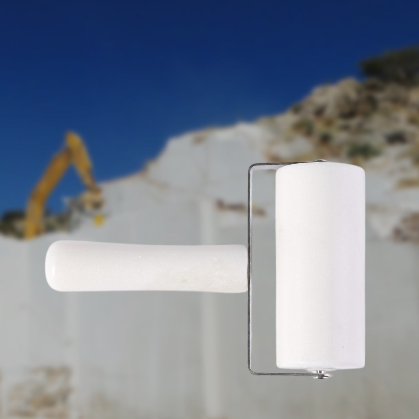 Koville Natural Marble Rolling Pin Pizza Roller-Namib Fantasy