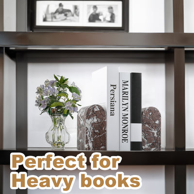 Koville Purple Triumphal Arch Bookends Large – Artistic Character for Refined Spaces