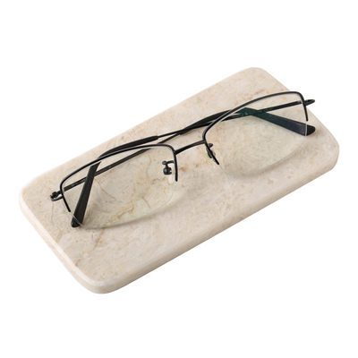 Koville Beige Rectangular Serving Tray – Natural Warmth and Timeless Calm · Natural Pattern A