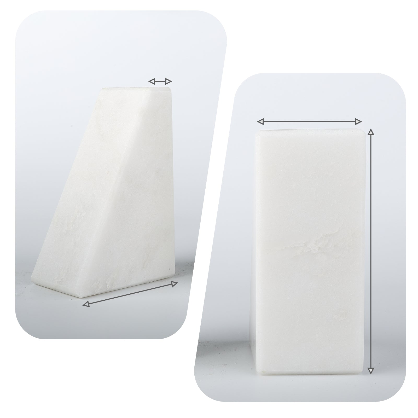 Trapezoid Bookends - Mabrle (Namib Fantasy)