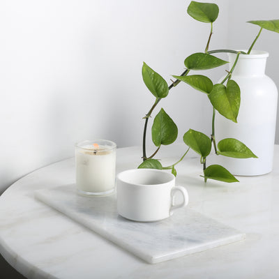 Koville White Rectangular Storage Tray – Illuminating Elegant Spaces