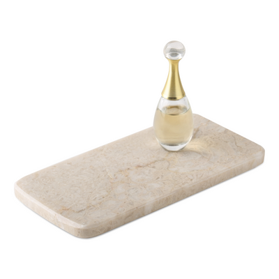 Koville Beige Rectangular Serving Tray – Natural Warmth and Timeless Calm · Natural Pattern A