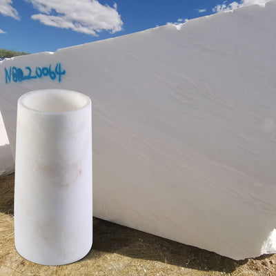 Koville White Vase 3.77 in Cylindrical – Illuminating Elegant Spaces