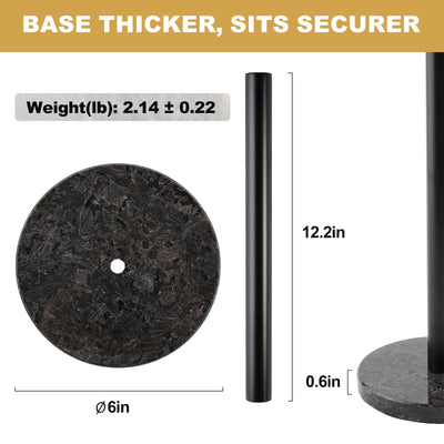 Koville Black Paper Towel Holder – The Essence of Minimal Elegance