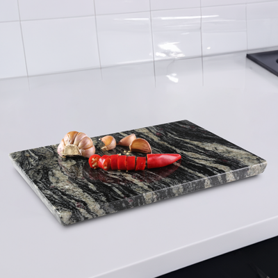 Koville Blue Rectangle Pastry Board (11.9 × 7.9 × 0.7 in) – Calm Depth for Modern Spaces