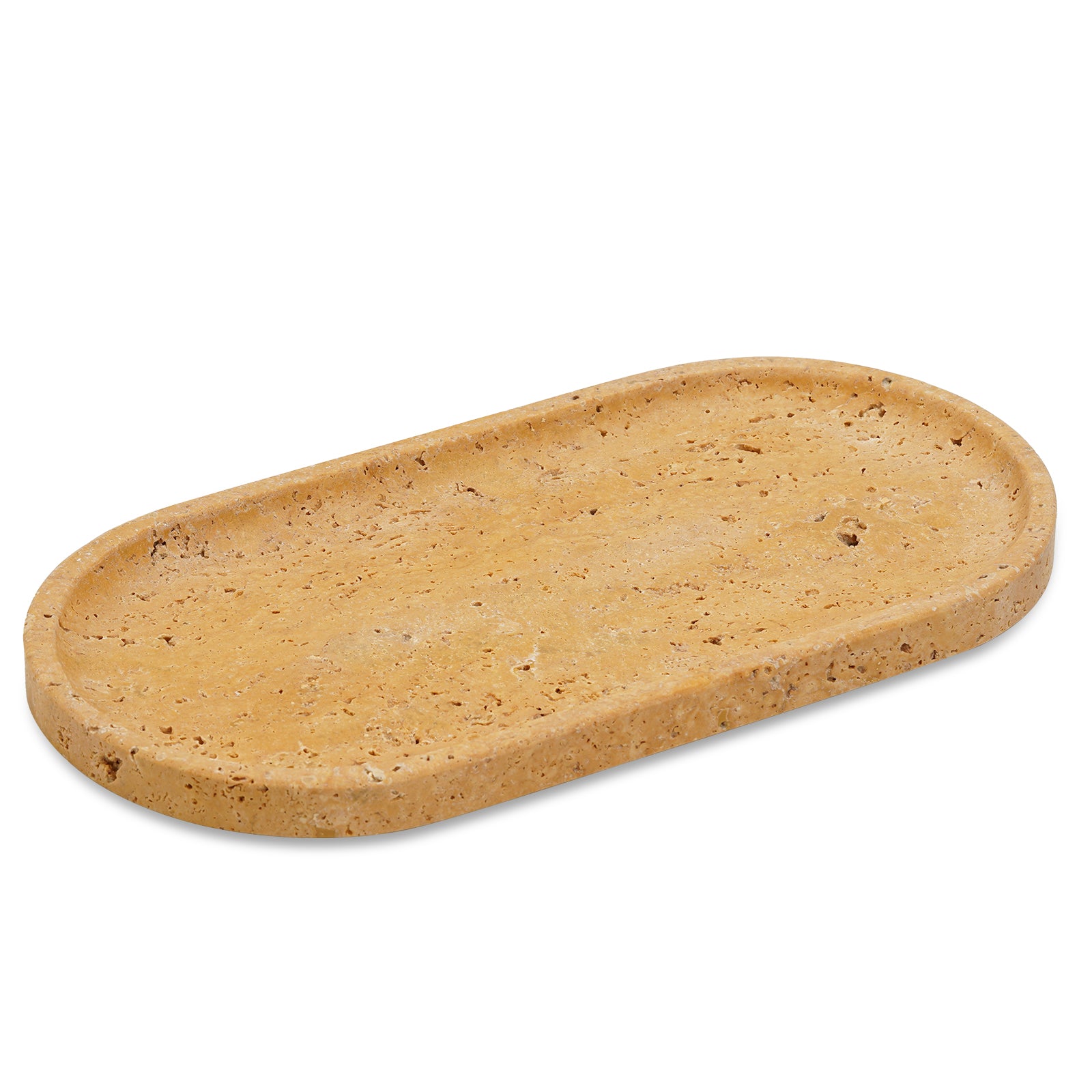 Race Track Tray - Golden (Travertine)