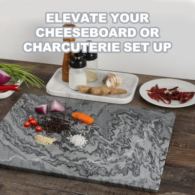 Koville Gray Rectangle Pastry Board – The Balance of Stillness and Order