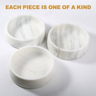 Koville White Pet Bowl 9.36 in – Illuminating Elegant Spaces