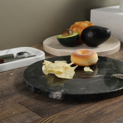 Round Pastry Board - Granite (Ocean Fantasy)