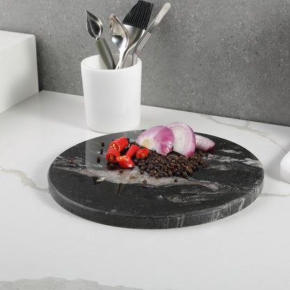 Round Pastry Board - Granite (Ocean Fantasy)