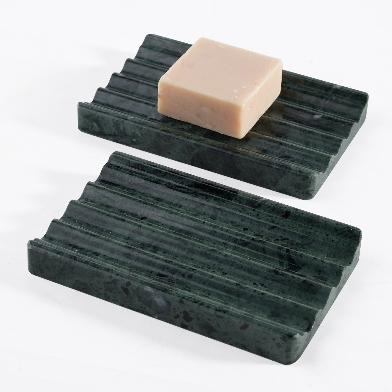 Soap Dish 2 Pcs - Marble (Verde Alpi)