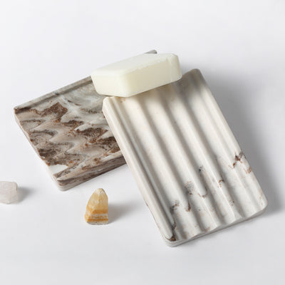 Koville Gray Soap Dish – The Balance of Stillness and Order · Natural Pattern B