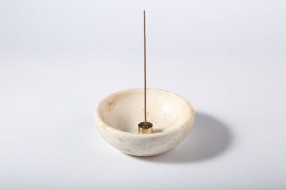 Koville Yellow/Golden Stone Incense Holders – A Ritual of Gentle Light